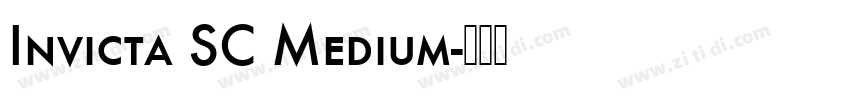Invicta SC Medium字体转换